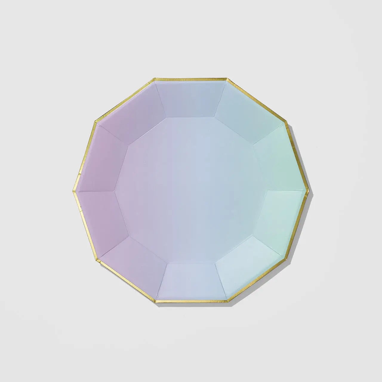 YES WAY, OMBRE LARGE PARTY PLATES