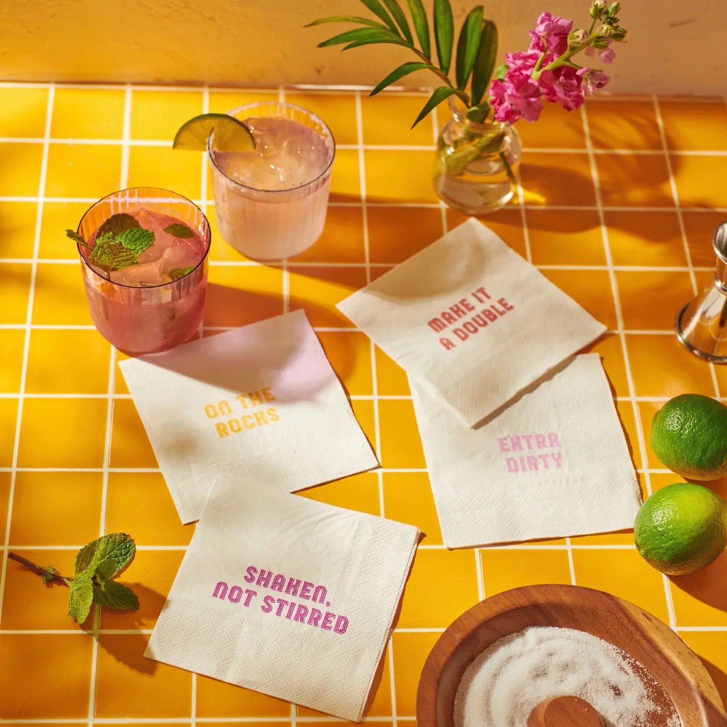 HAPPY HOUR COCKTAIL NAPKINS