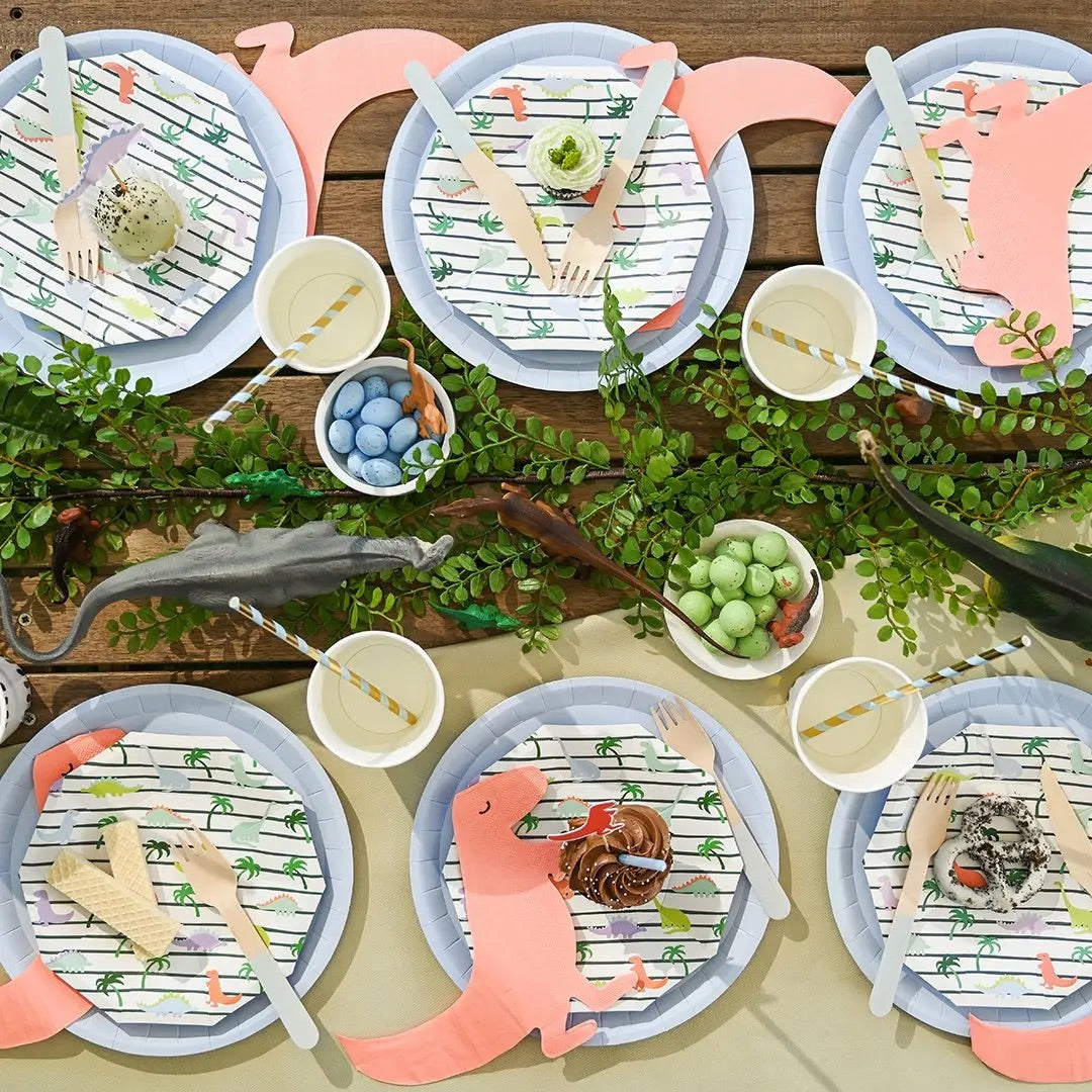 PALE BLUE WOODEN CUTLERY SET | 30 PIECES