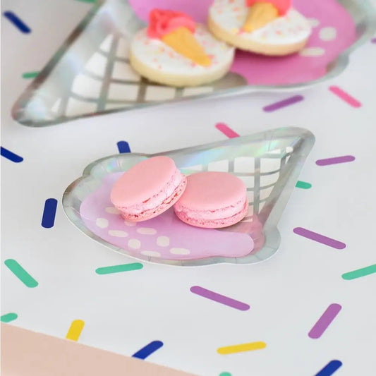 SMALL ICE CREAM CONE PLATES