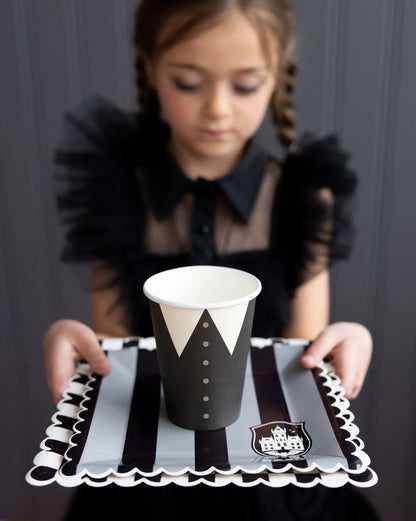 TONAL BLACK STRIPE PLATE