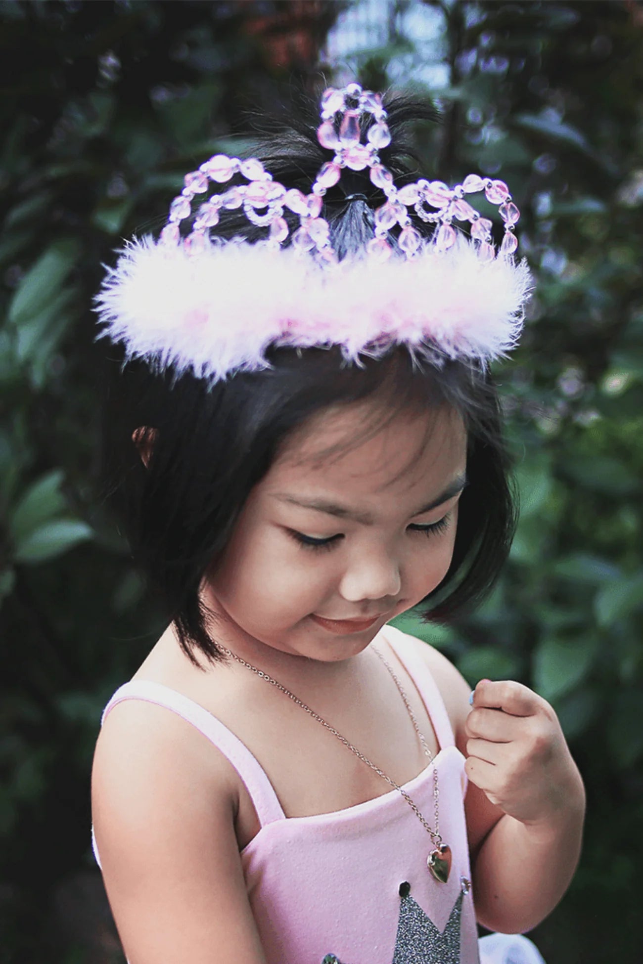 PRINCESS TIARA | SILVER + PINK