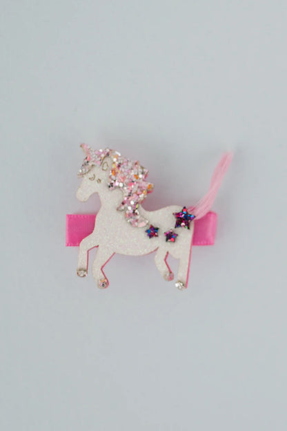 BOUTIQUE TASSY TAIL UNICORN HAIRCLIP
