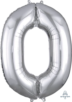 34" SILVER FOIL NUMBERS