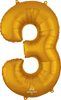 34" GOLD FOIL NUMBERS