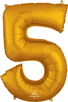 34" GOLD FOIL NUMBERS