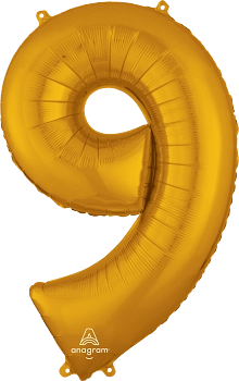 34" GOLD FOIL NUMBERS