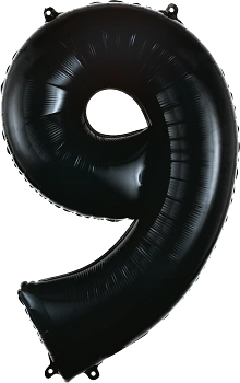 34" BLACK FOIL NUMBERS