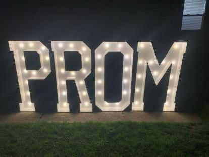 PROM MARQUEE LETTER RENTALS