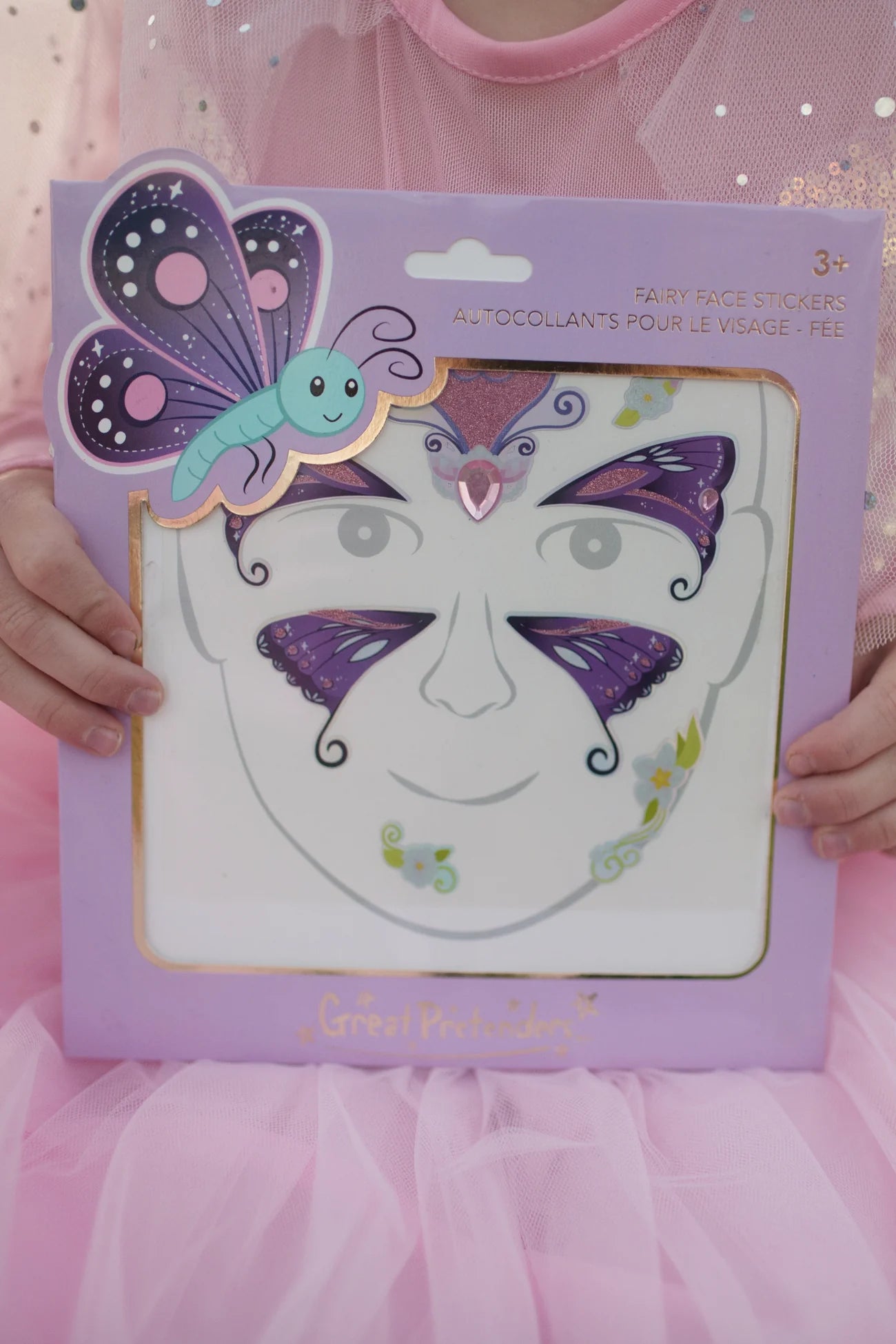 BUTTERFLY FAIRY FACE STICKERS