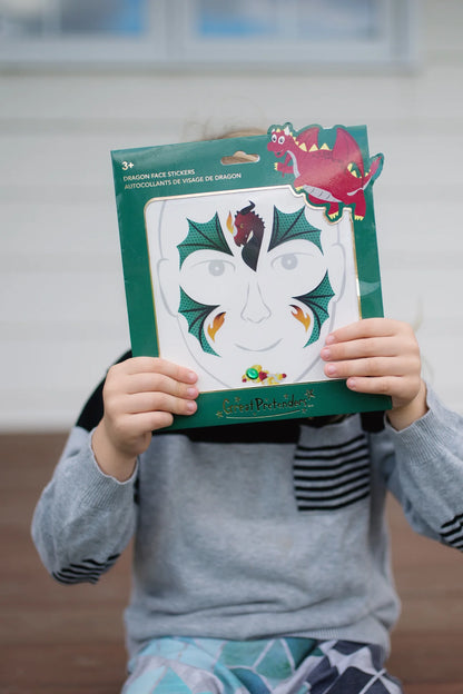 DRAGON FACE STICKERS