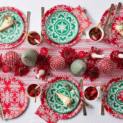 JOLLY SNOWFLAKE SMALL PLATES