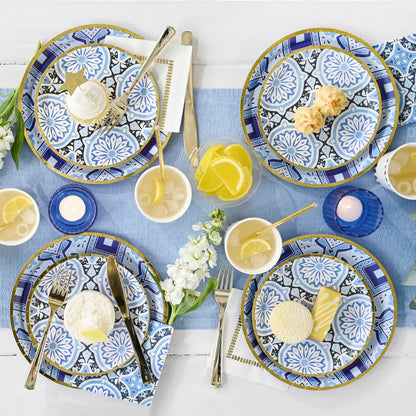 AMALFI BLUES LARGE PLATES