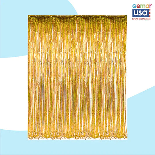 GOLD CURTAIN BACKDROP