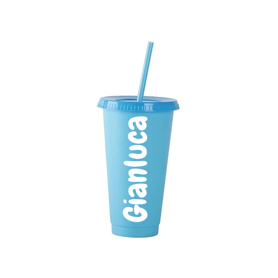 PERSONALIZED TUMBLERS WITH STRAW