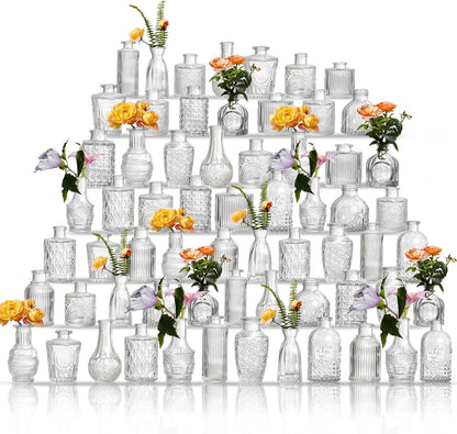 GLASS BUD VASES