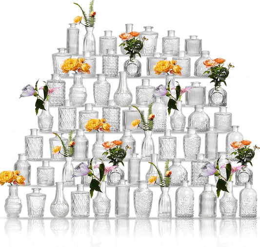 GLASS BUD VASES