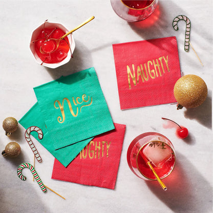 NAUGHTY AND NICE NAPKINS