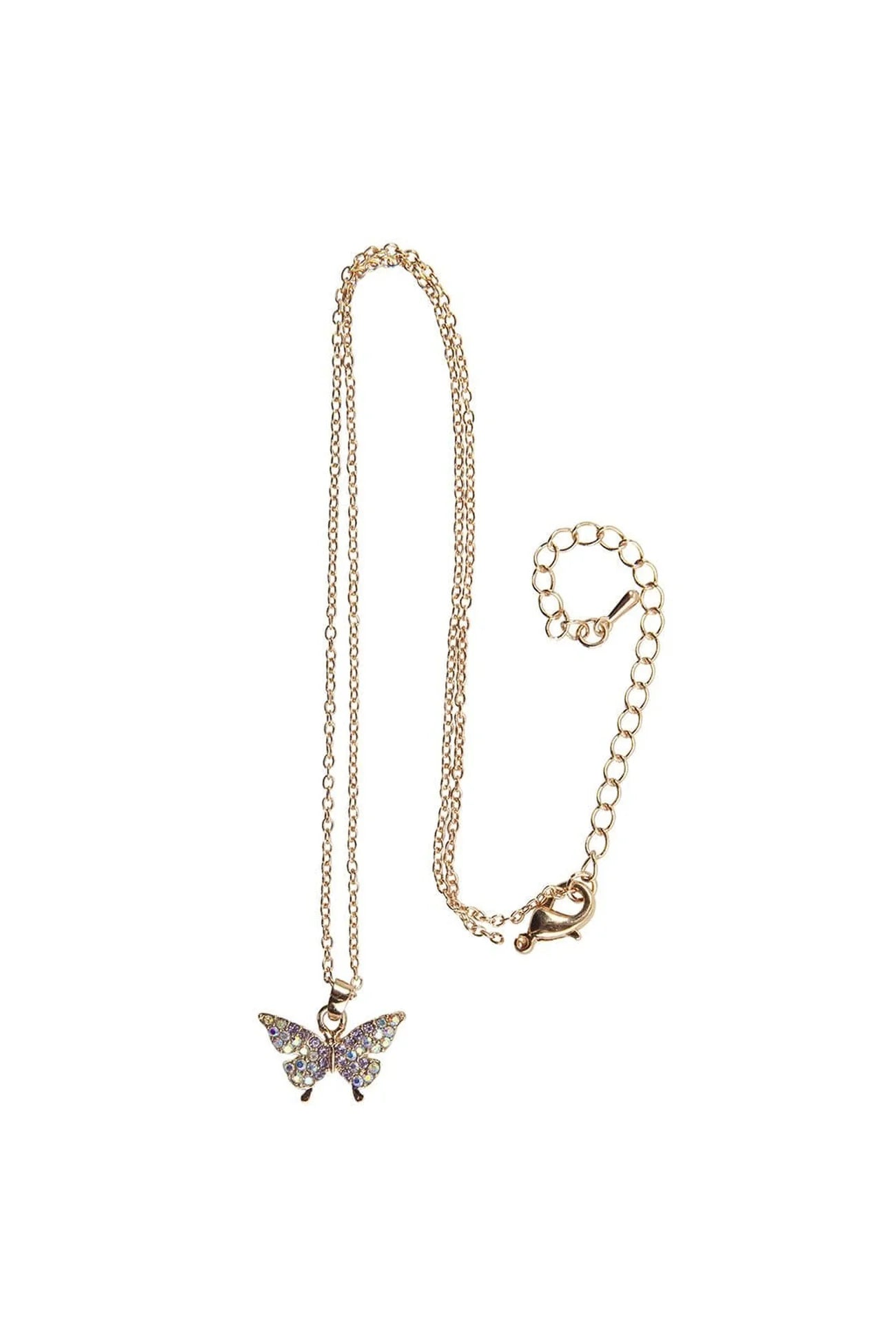 BOUTIQUE BUTTERFLY GEM NECKLACE