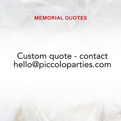 FLOATING MEMORIAL BALL