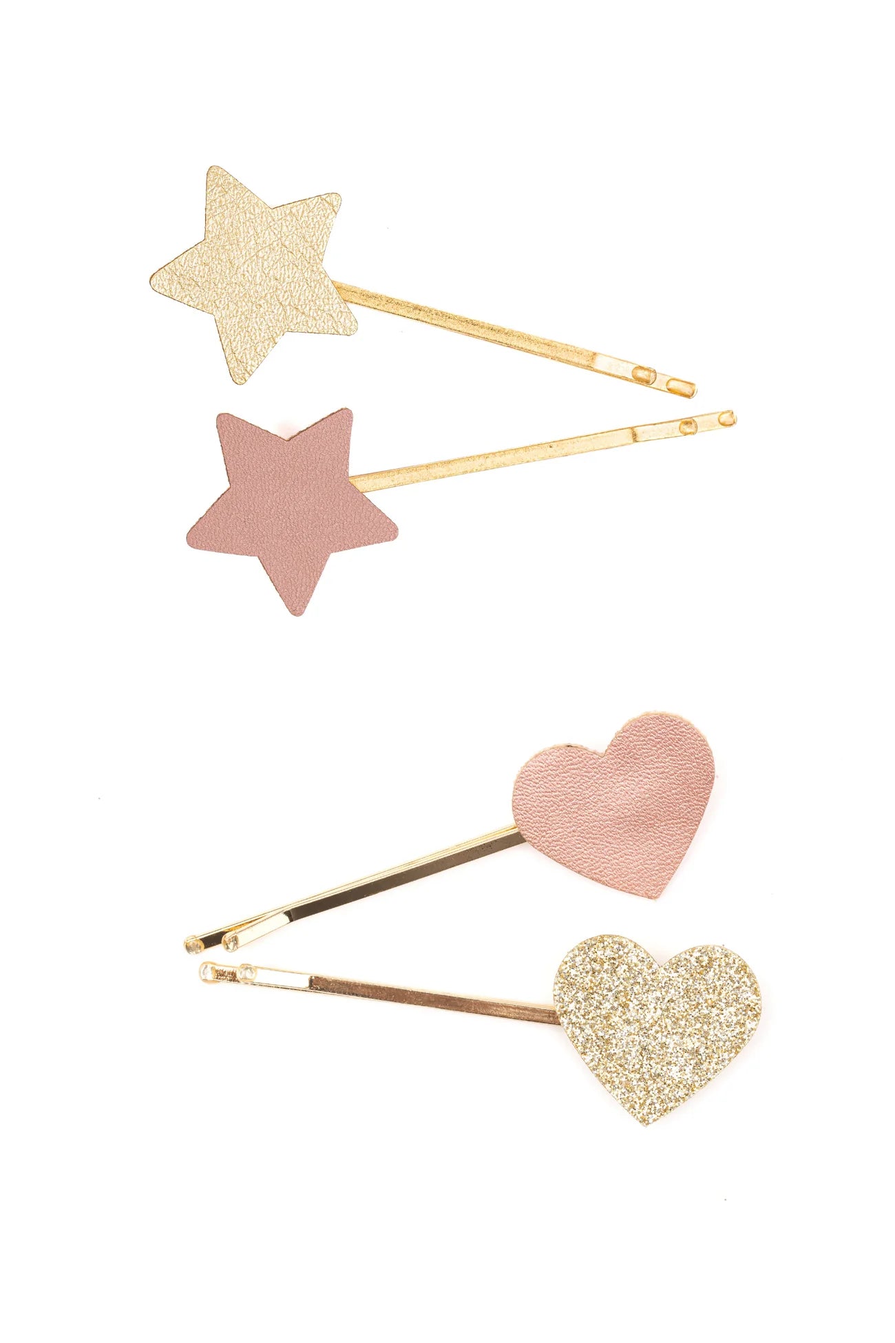 BOUTIQUE MATTE STAR BOBBY HAIRCLIPS
