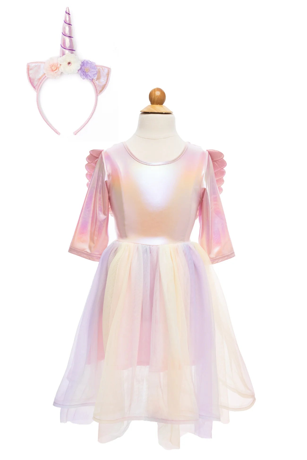 ALICORN DRESS WITH WINGS + HEADBAND