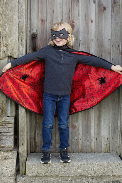 REVERSIBLE SPIDER/BAT CAPE