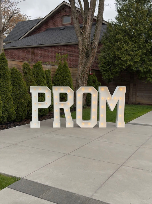 PROM MARQUEE LETTER RENTALS
