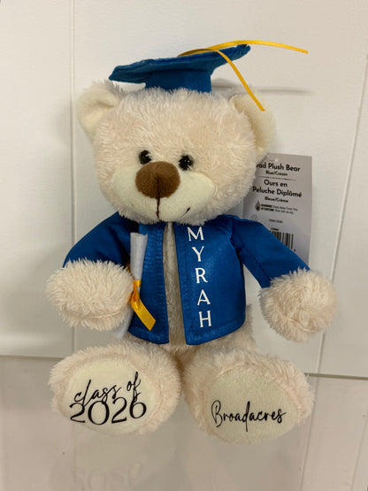 PERSONALIZED GRAD BEARS | BLUE