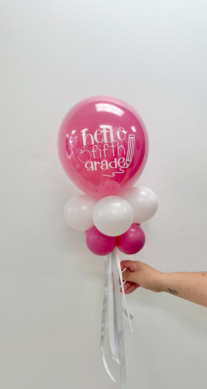BACK TO SCHOOL BUBBLE BALLOON WAND