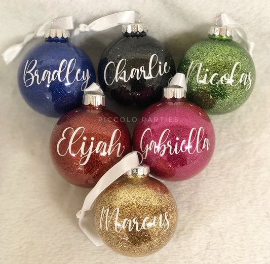 GLITTER ORNAMENTS