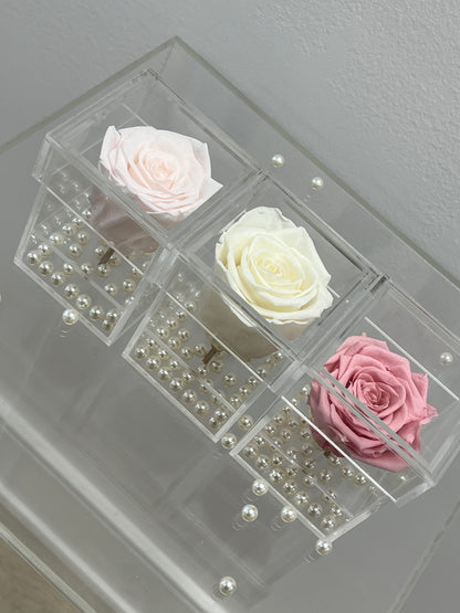 SINGLE PRESERVED ROSE - SHORT BOX