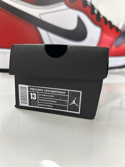 MINI SHOE BOX FAVOURS