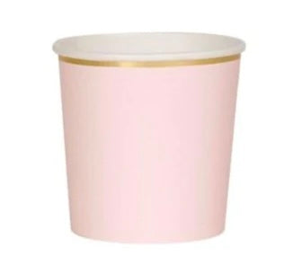 DUSTY PINK TUMBLER CUPS