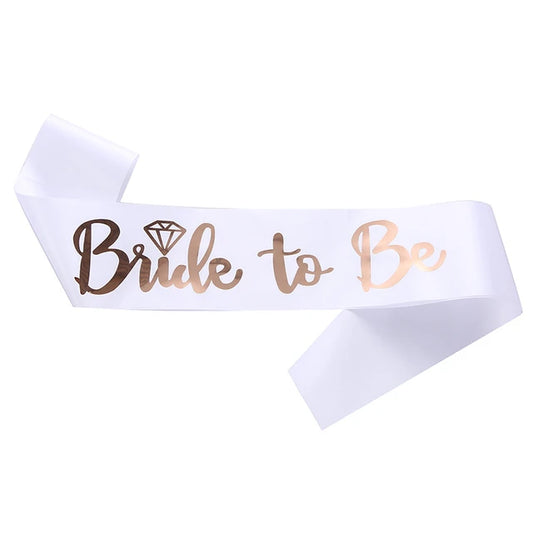 BRIDE TO BE SASH