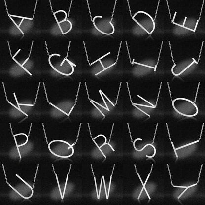 LARGE INITIAL NECKLACE