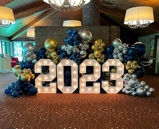 MARQUEE NUMBERS + GARLAND