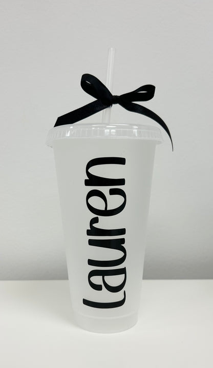 PERSONALIZED TUMBLERS WITH STRAW