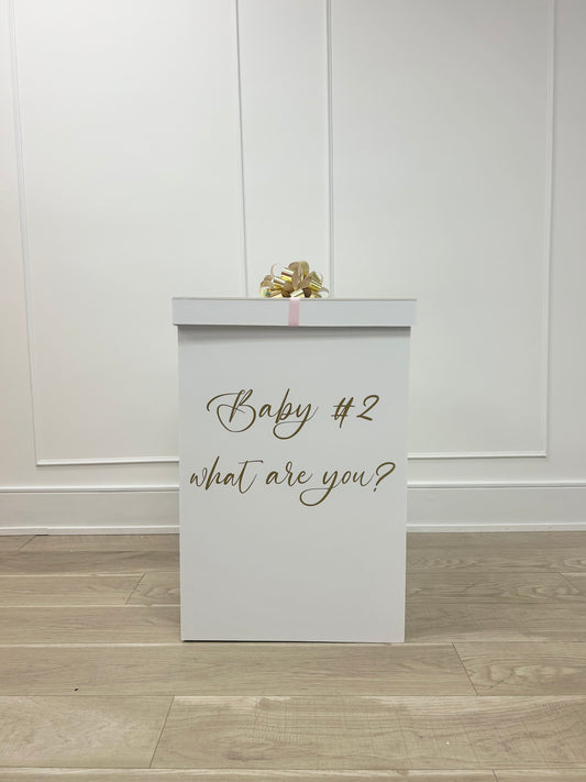 GENDER REVEAL BOX
