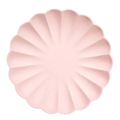 PALE PINK SIMPLY ECO LARGE PLATE