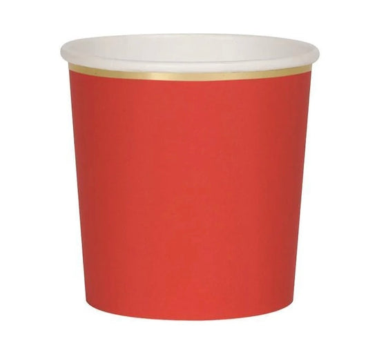 RED TUMBLER CUPS