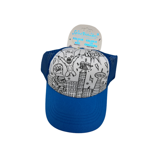 SUPERHERO COLOUR-IN BALL CAP