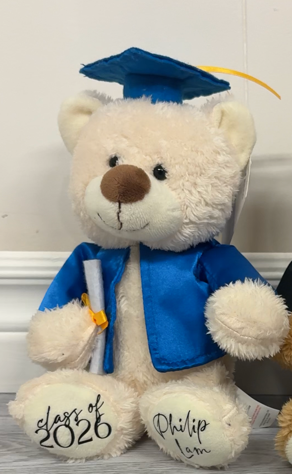 PERSONALIZED GRAD BEARS | BLUE