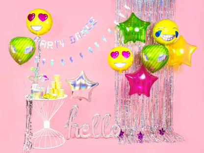 HOLOGRAPHIC CURTAIN BACKDROP