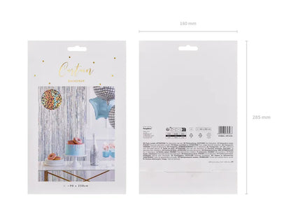 HOLOGRAPHIC CURTAIN BACKDROP