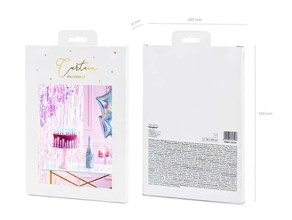 IRIDESCENT CURTAIN BACKDROP