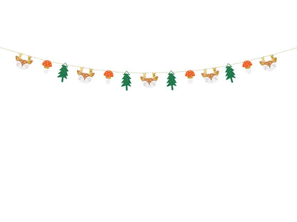 WINTER FOREST PAPER GARLAND