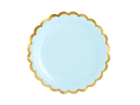 LIGHT BLUE PLATES