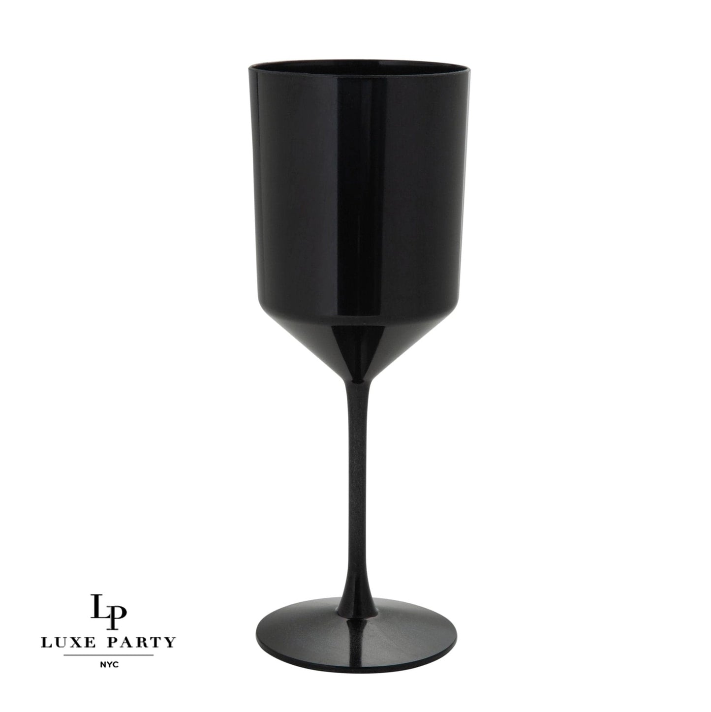 BLACK REUSABLE WINE CUPS | 4 PACK