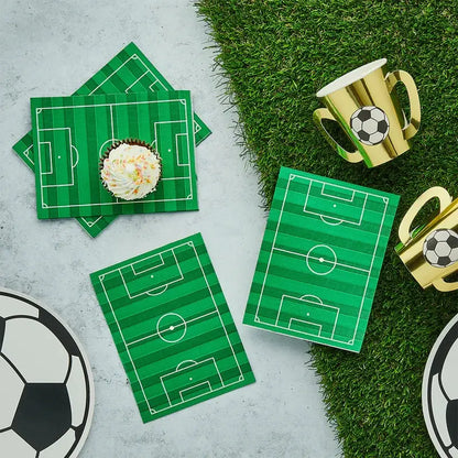 SOCCER PITCH NAPKINS